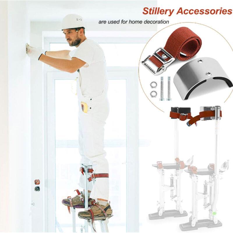 2Pcs Leg Straps for Drywall Stilts Replacement Parts + Free Shipping