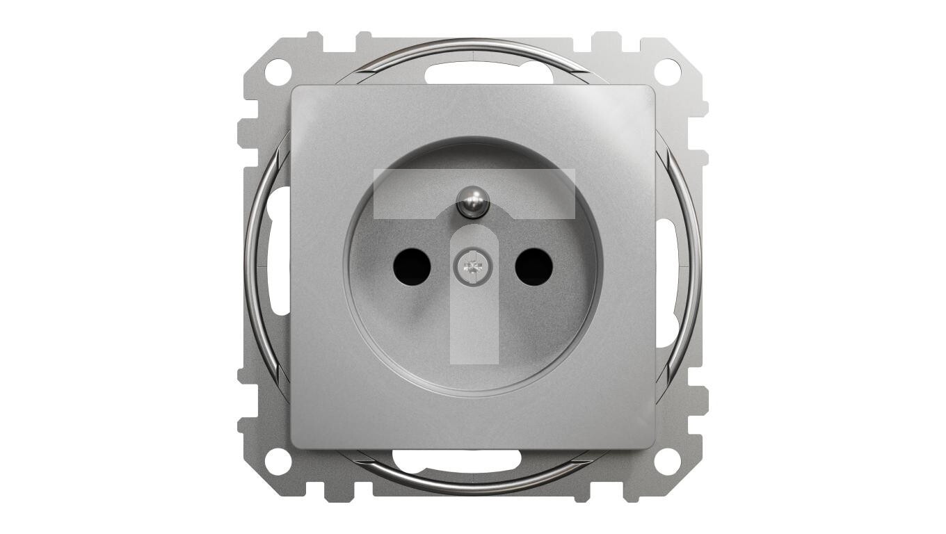 2P+PE power socket with shutter. current tracks, terminal threadless, sil /T2UK