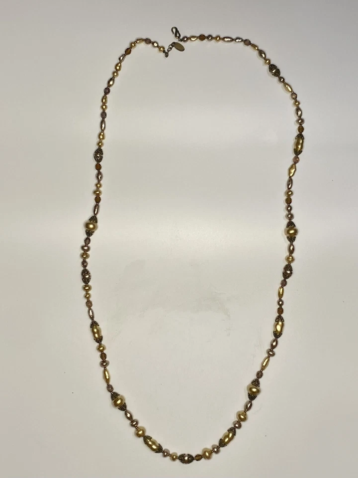 JAY STRONGWATER ожерелье 38» и серьги комплект Swarovski искусственный жемчуг и стразы - Изображение 2 из 4