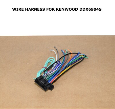 WIRE HARNESS FOR KENWOOD DDX6904S DDX-6904S 22 PIN FREE FAST SHIPPING 