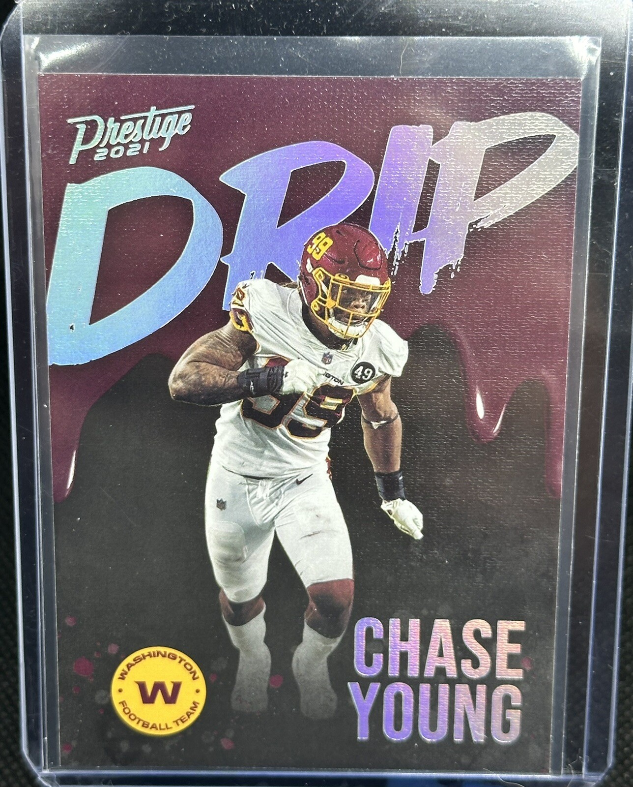 2021 PRESTIGE CHASE YOUNG DRIP COMMANDERS CASE HIT