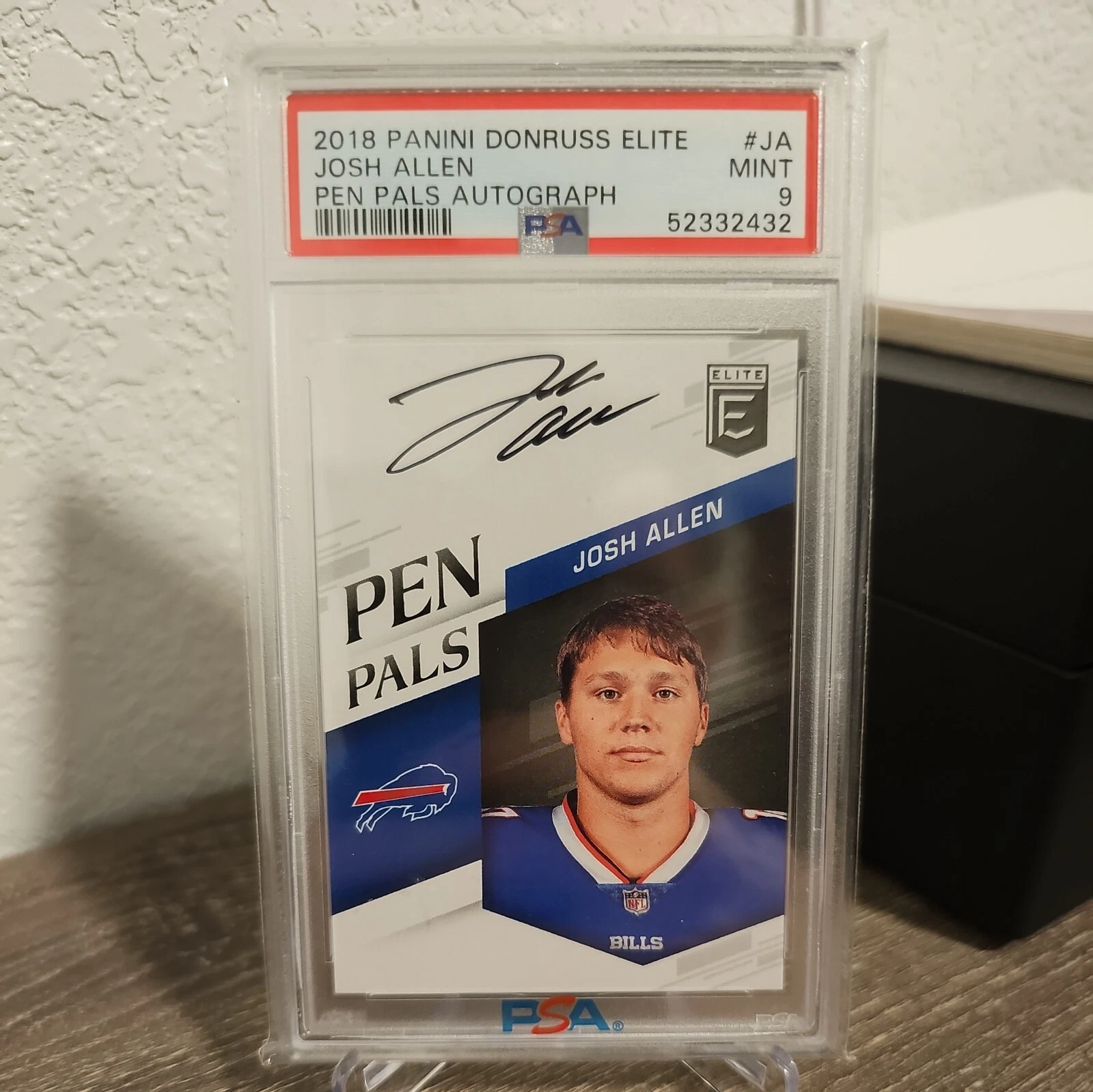 Josh Allen Panini Donruss Elite Pen Pals Autographs #JA Base