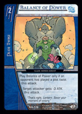 VS System: Balance of Power - Foil [Played] VS: DC Justice League of America TCG