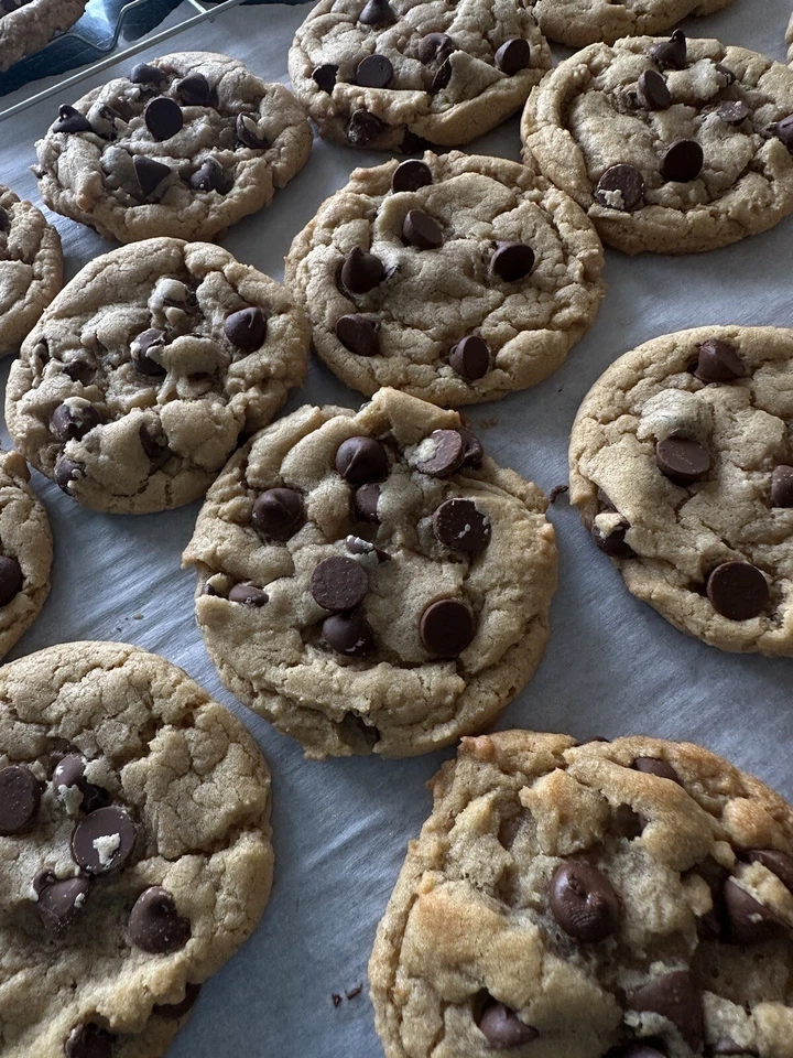 Docena veganas de galletas con chispas de chocolate Foto 2 de 3