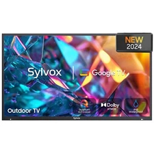SYLVOX 65" QLED Outdoor TV SMART Google TV Waterproof Apps Dolby Atmos Voice-Con