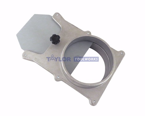 6" Self Cleaning Cast Aluminum Blast Gate Cut Off Valve for Dust Collector ABG6