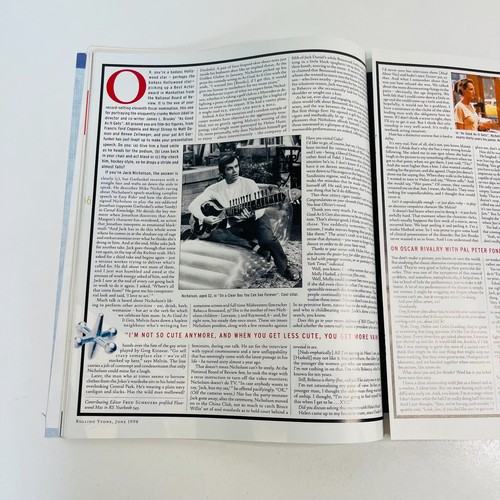 Jack Nicholson - Rolling Stone Magazine Issue 549 July 1998 - Picture 6 of 8