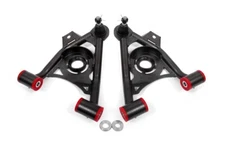 BMR Suspension AA034 Black Hammertone Front Lower A-Arms for 79-93 Ford Mustang
