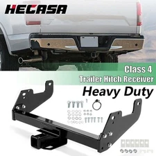 HECASA Class 4 Trailer Hitch Receiver Bumper Tow Heavy Duty For 15-25 Ford F150