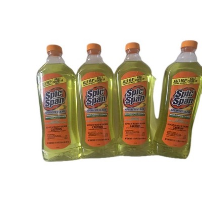Spic and Span Avance  Clean Multi-Purpose Cleaner Fresh CITRUS Scent Pack Of 4 