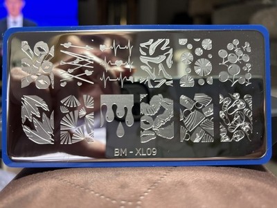 Bundle Monster Maniology Stamping Plate BM-XL09  Abstract Patterns New Rare