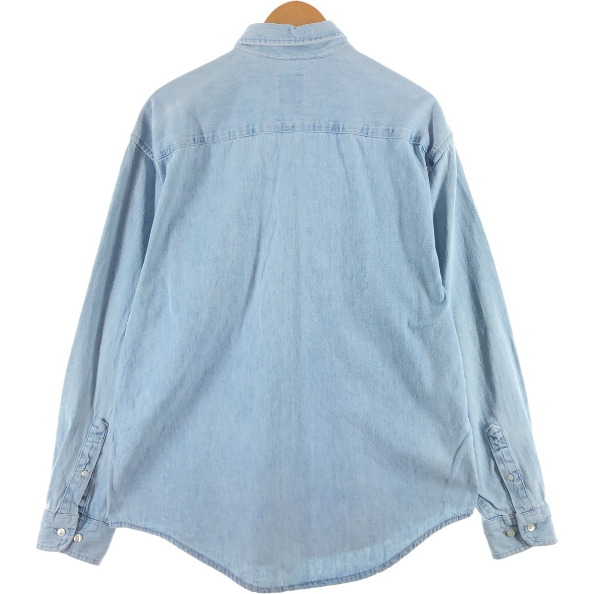 Vintage 90'S GAP long-sleeved button-down denim shirt made