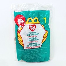 McDonald's Happy Meal Toy Ty Teenie Beanie Babies Freckles the Leopard Plush