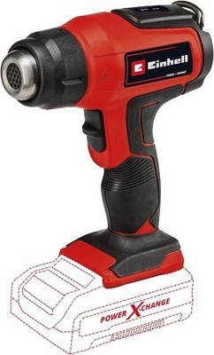 Akku-Heißluftpistole TE-HA 18 Li - Solo Power X-Change Li-ion, 18V, 2 Tempera...