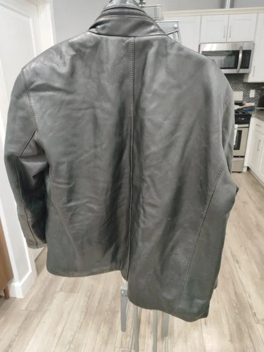 Andrew Marc Men's Genuine Leather Jacket – Size M image 2
