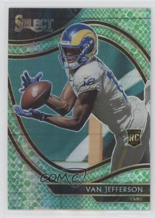 2020 Panini Select Field Level Dragon Scale Prizm 2/67 Van Jefferson #371 2l4