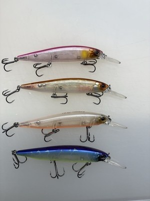 Lot Of 4 Unfished Evergreen FA-87 Jerkbait JDM