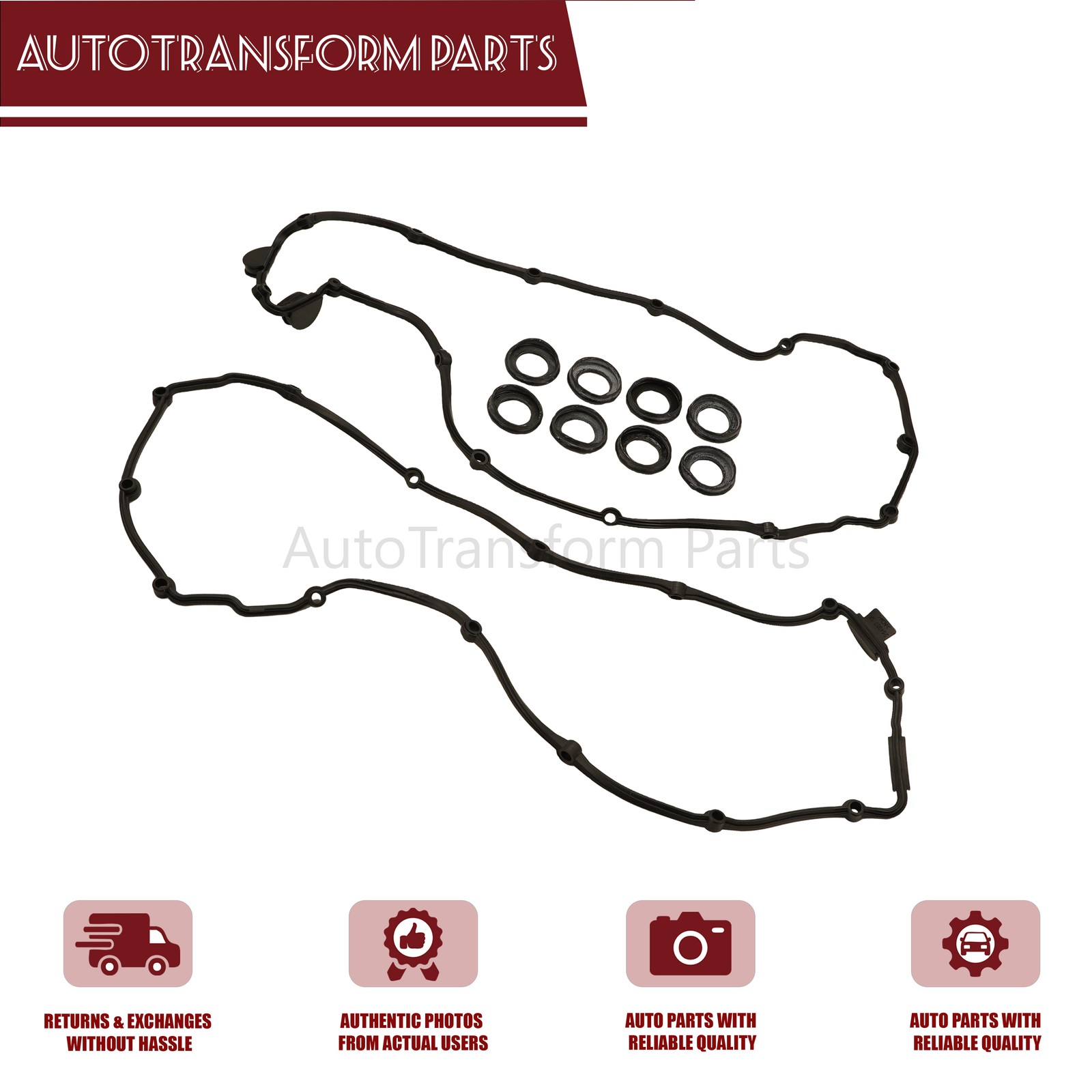 For Maserati Quattroporte GranTurismo Valve Cover Gasket Set AW3420000