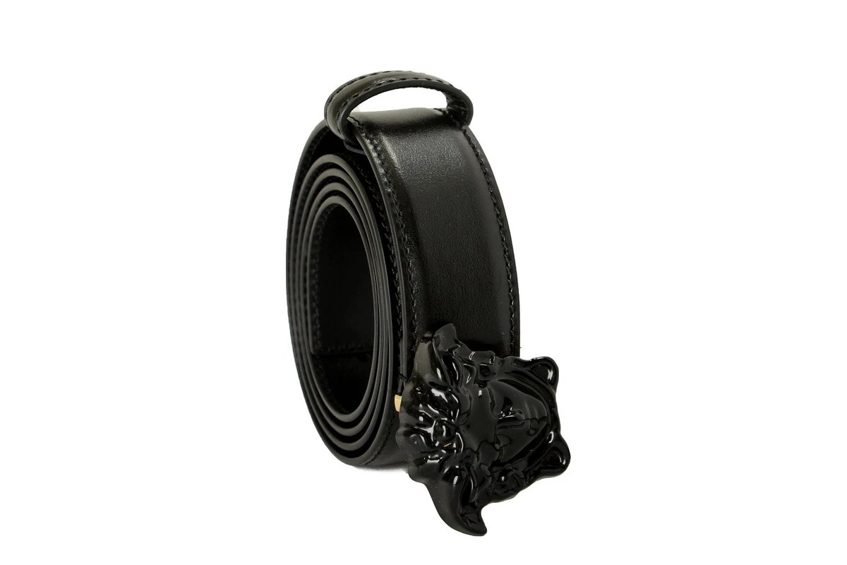 【Rare】VERSACE Medusa Vintage ブラック レザーベルト Versace Medusa Belt for sale | eBay
