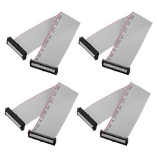 4 Pcs Flat Ribbon Cable, 2mm Pitch 34mm Width 20cm Long 34 Pin FC to FC