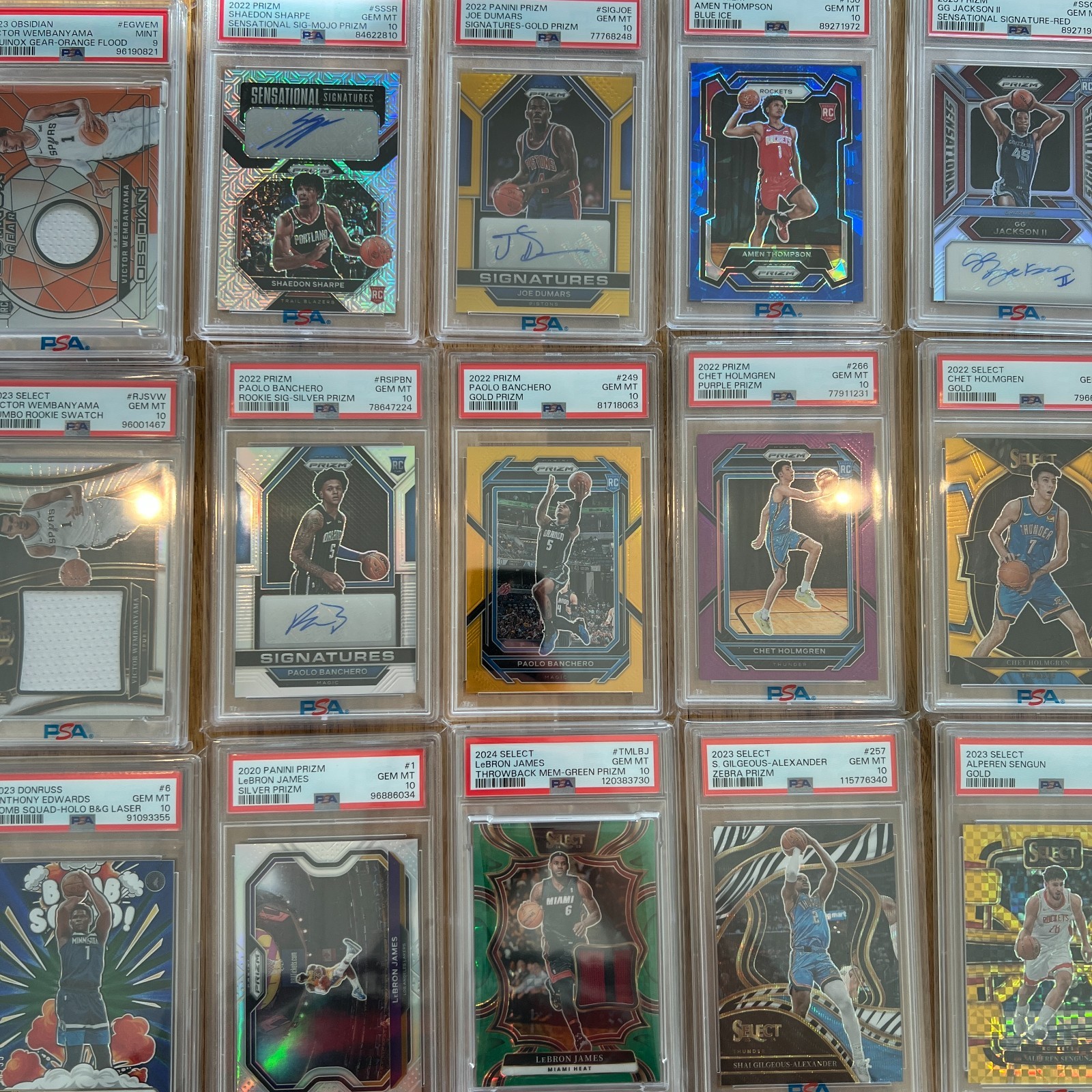 Ultimate Basketball SLAB Mystery Chase Pack Guaranteed One PSA Graded Card!
