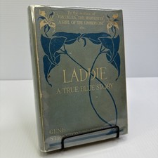 Laddie True Blue Story Gene Stratton-Porter 1914 HC w/Dust Jacket Antique Novel