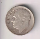 1948-S DIME 90% SILVER 10 CENTS SAN FRANCISCO 10¢ UNITED STATES OF AMERICA USA