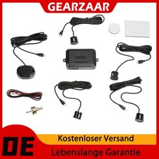 Einparkhilfe 4 x Sensor Universal Schwarz Rückfahrwarner Auto Nachrüsten PDC