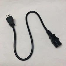 2ft Well Shin Universal 18 AWG AC Power Cord Cable Computer Printer Monitor TV