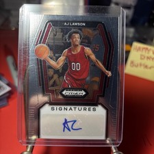 AJ Lawson 2024 Prizm Draft Auto Autograph RC Rookie Toronto Raptors C42