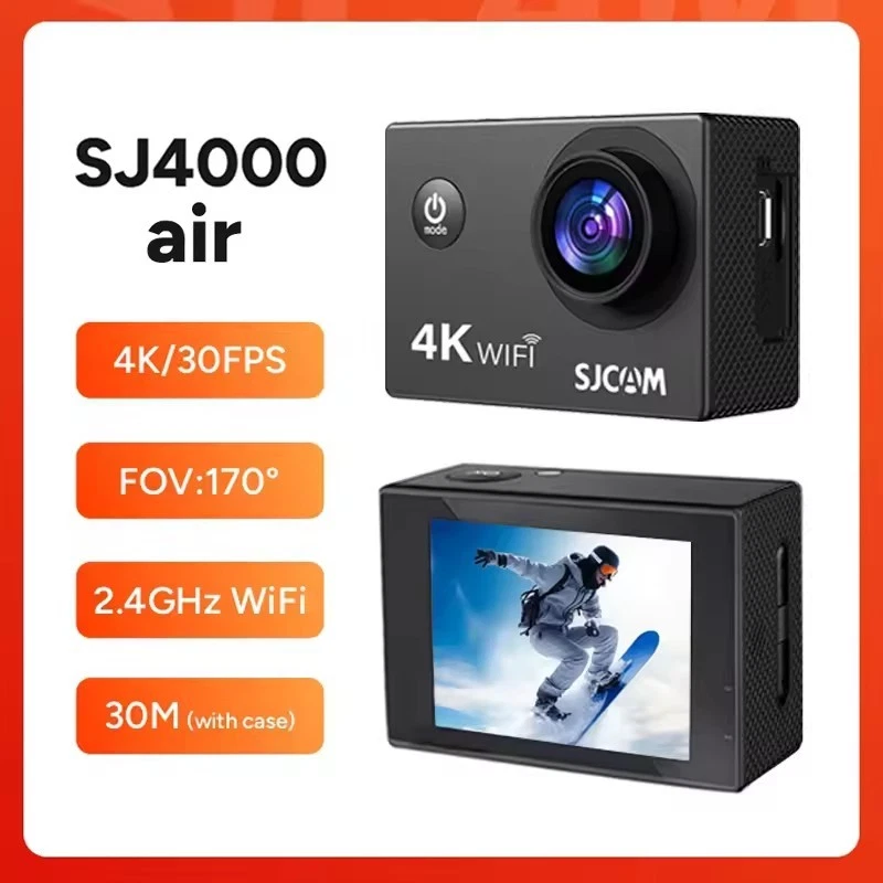 SJCAM SJ4000 Air 4K Action Cameras Cycling Monitoring Helmet Wifi Sport Cameras - Image 2 of 4