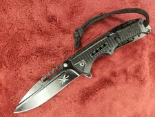 TAC Xtreme black blade knife