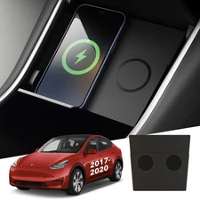 TWRAPS Dual Wireless Phone Charger for 2017-2020 Tesla Model 3 and Tesla Mode...