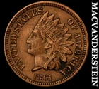 1861 Indian Head Cent- Extra Fine- Semi Key Better Date No Reserve #J1155