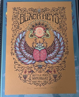 Marq Spusta - The Black Keys - Bottle Rock 2013 SIGNED & NUMBERED 66/220 