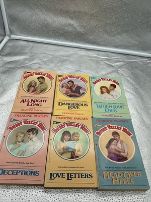 Vintage Sweet Valley High Lot of 6 Paperback Books #5,6,12,14,17,18