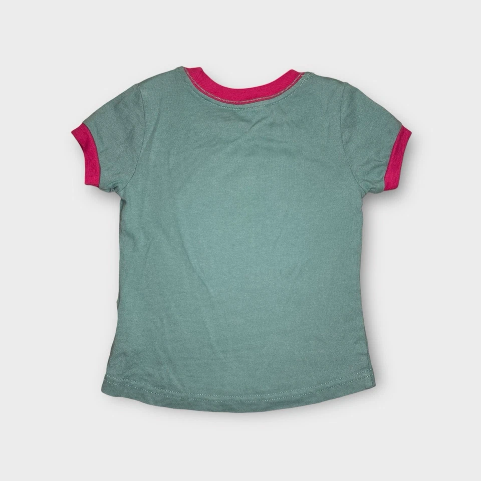 Disney Aulani Sequin Flip Minnie Mouse Hibiscus Flower Shirt - Image 2 of 4