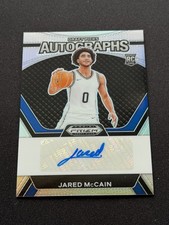 2024 Prizm Draft Picks Jared McCain Auto RC Silver #DPA-JMC
