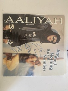 Aaliyah Signed Autograph 1994 RARE | AGE AINT NUTHING BUT A NUMBER RECORD 