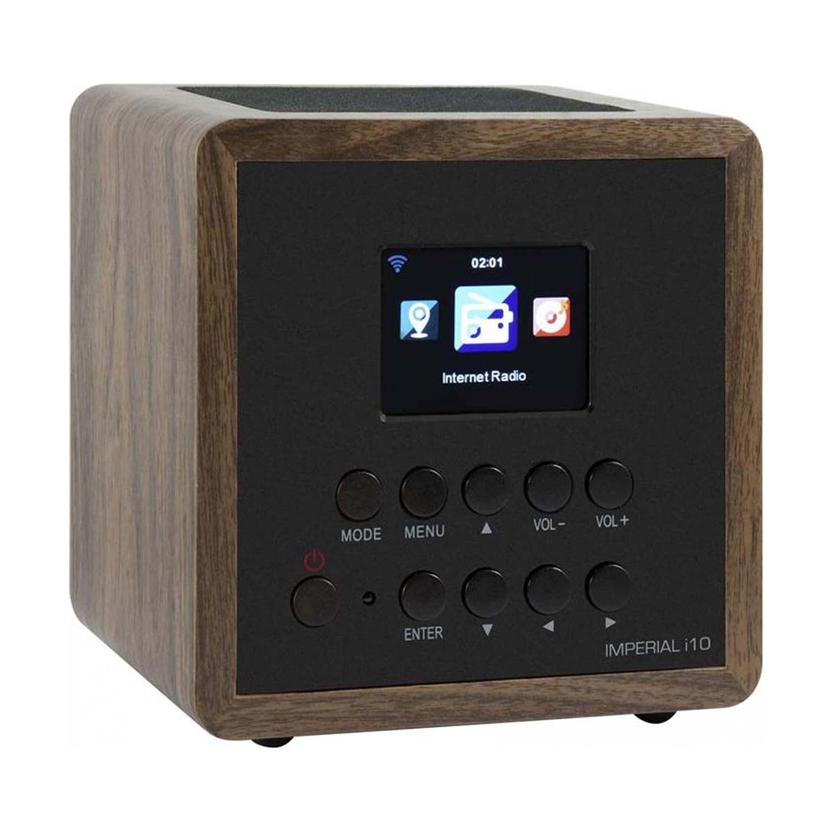 Radio Internet Imperial i10 marron pour une ambiance musicale au salon