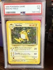 PSA 7 Pokemon Base Set Unlimited Holo Rare Raichu 14/102 NEAR MINT Condition!