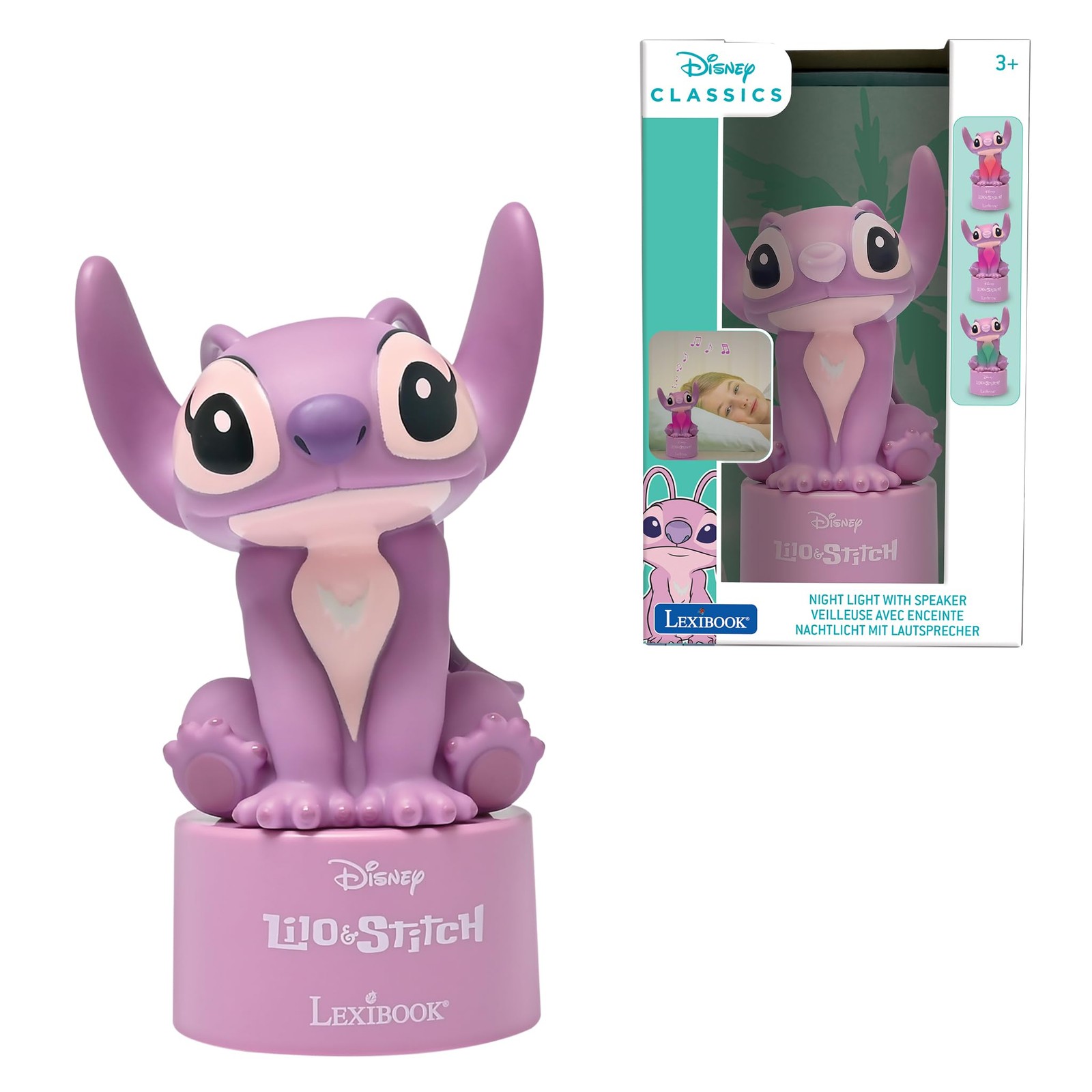 Lexibook - Angel Nightlight With Speaker NUOVO