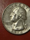 1964-P Washington SILVER Quarter 25C  SOLID  AU+   /  Eagle Defined  BU STRONG