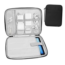 9-11 Inch Tablet Sleeve Bag Padded Carrying Case for iPad A16 11" 2025, Black