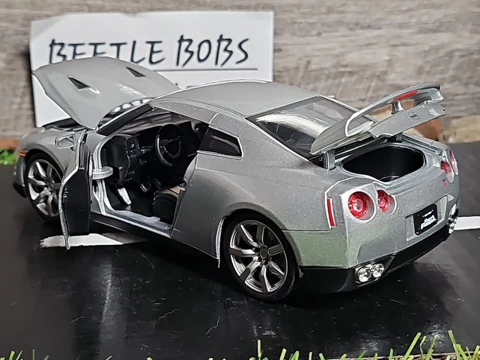 Jada Fast And Furious 2009 Nissan GT-R 1:24 Scale Diecast Car NO BOX - Image 3 of 4