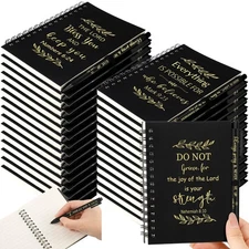 Seajan 64 Set Inspirational Gift Small Notebooks Bulk Mini Spiral Journals Mo...