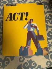 Symantec ACT! - Version 4.0 Windows NT And Windows 95 User's Guide