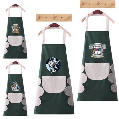 Astronaut Kochschürze Küche Kochen Gastronomie Metzger Unisex Grillschürze Tasche