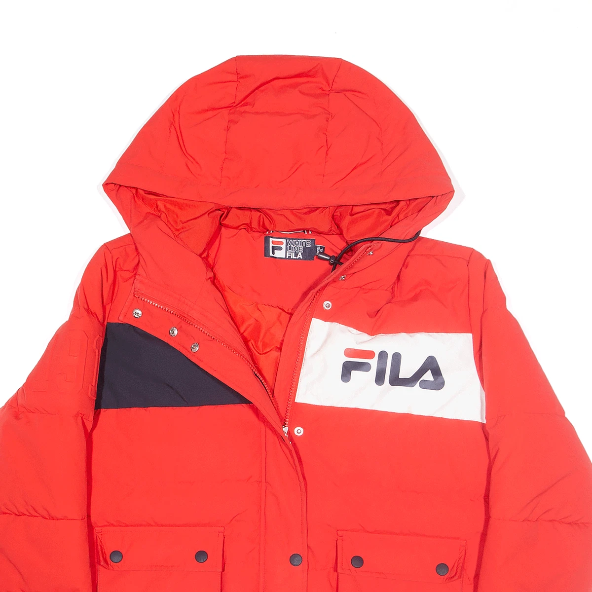 FILA Boys Puffer Jacket Red XL eBay