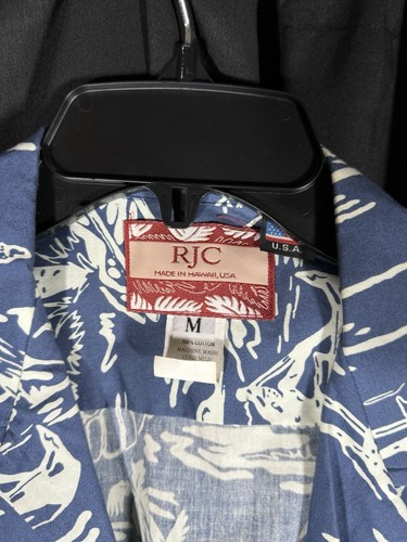 Camicia hawaiana RJC made in hawaii uomo media surf boating luau nuova senza etichette - Foto 2 di 5